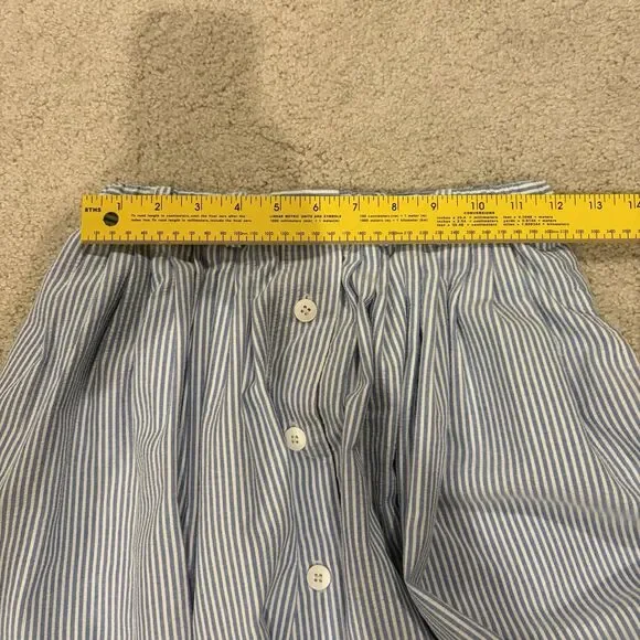 Vintage Orvis A-Line Midi Skirt Elastic Waist Buttons Down Vtg Sz 8 (24” X 26”) - Picture 6 of 7
